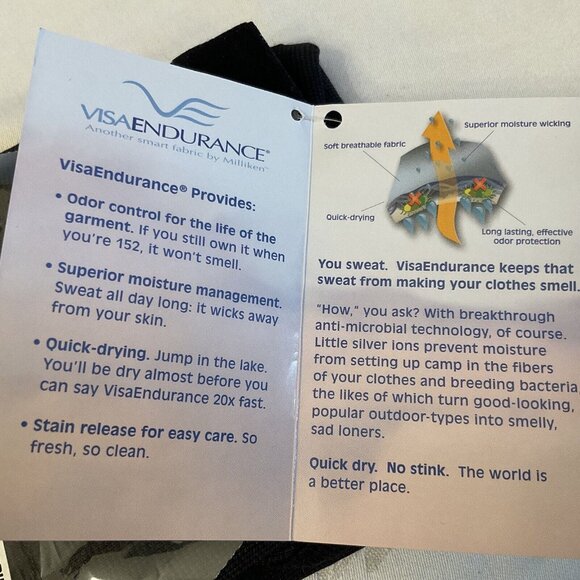 VisaEndurance Quick Dry Men’s Mesh Briefs Black Travel Underwear Moisture Wickin - Picture 4 of 5